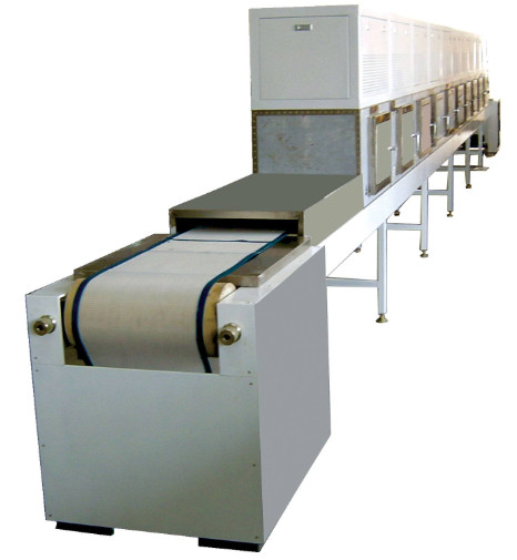 Application of microwave tunnel defrosting machine